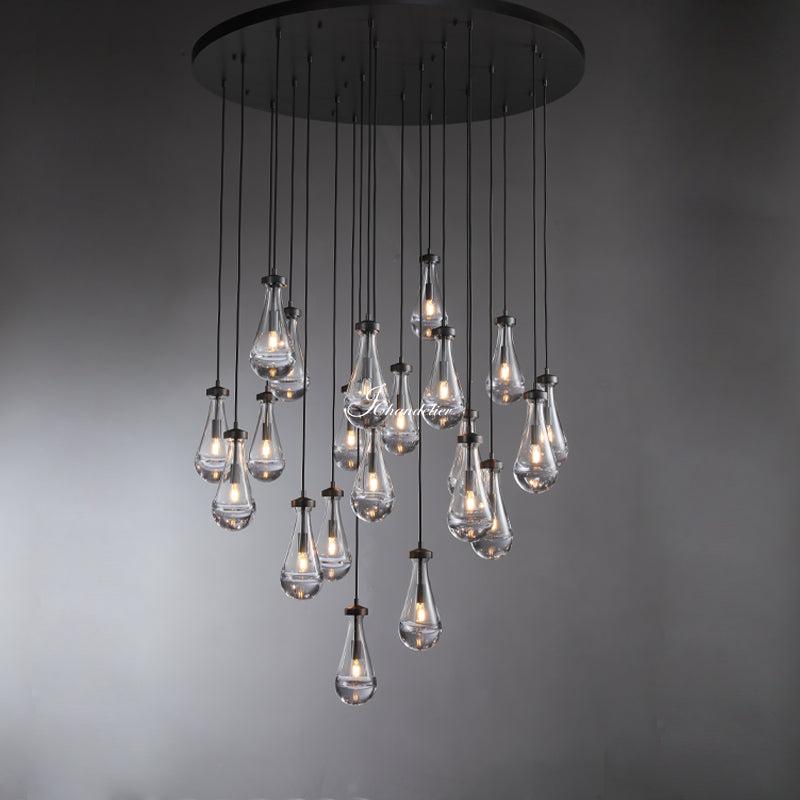 Soltaire Raindrops Round Chandelier