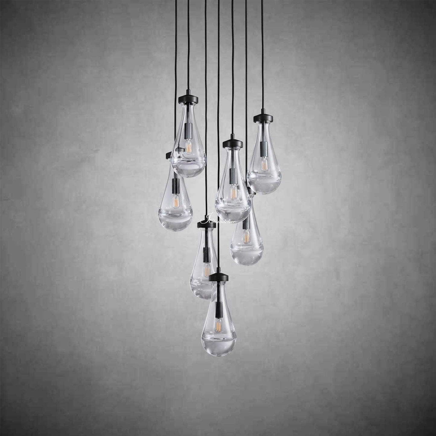 Soltaire Raindrops Round Chandelier