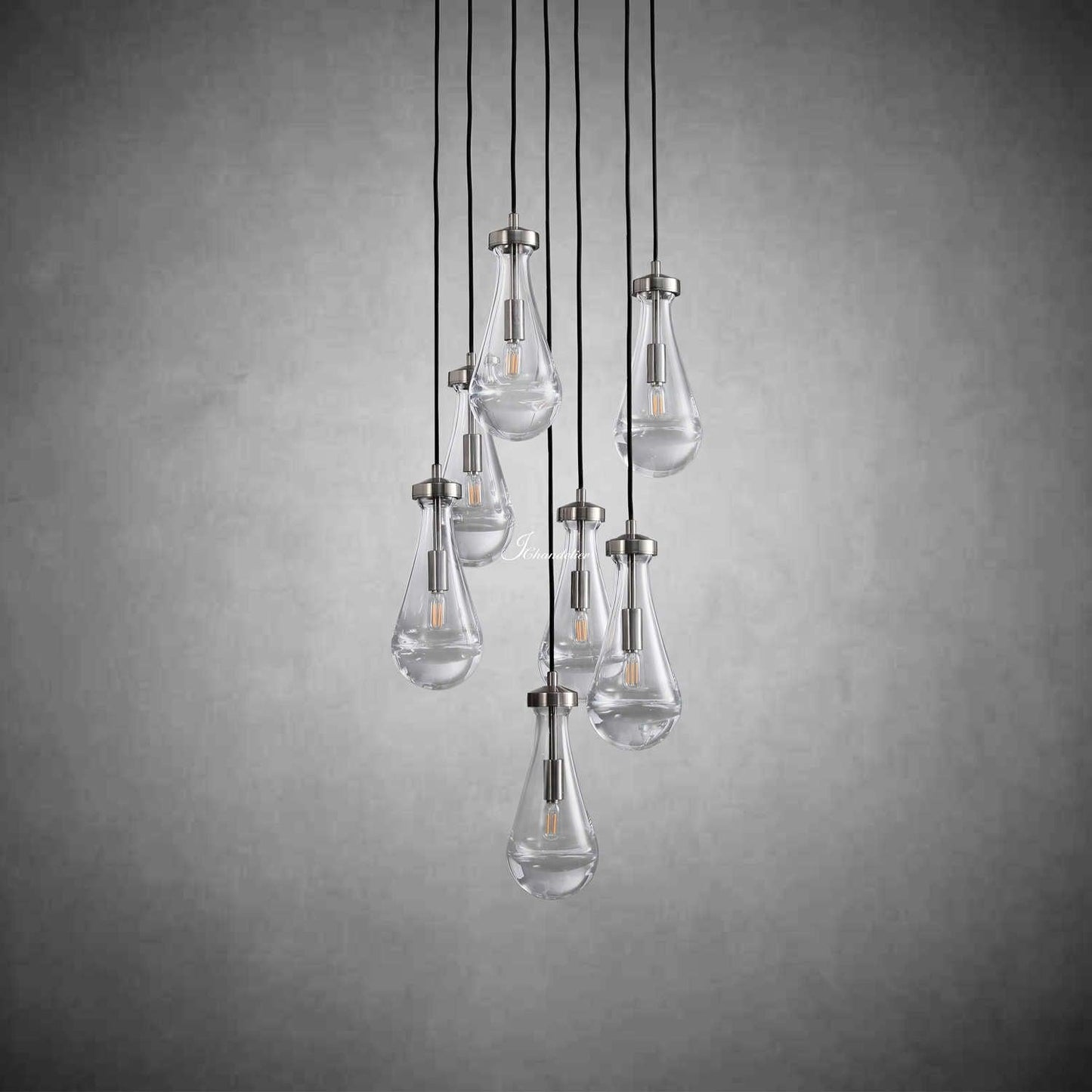 Soltaire Raindrops Round Chandelier