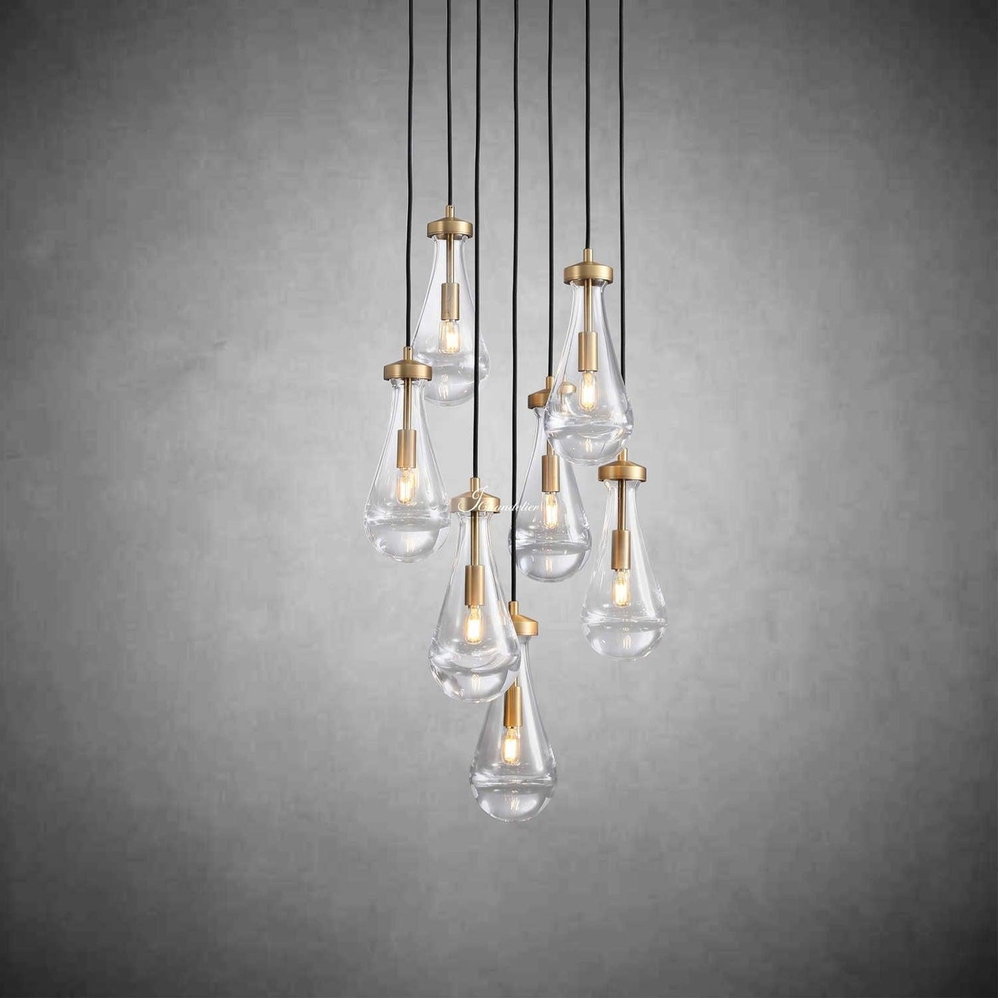 Soltaire Raindrops Round Chandelier