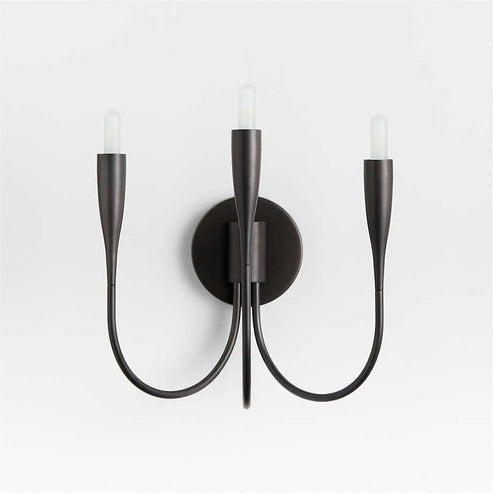 Liona Brass Candelabra Wall Sconce Light