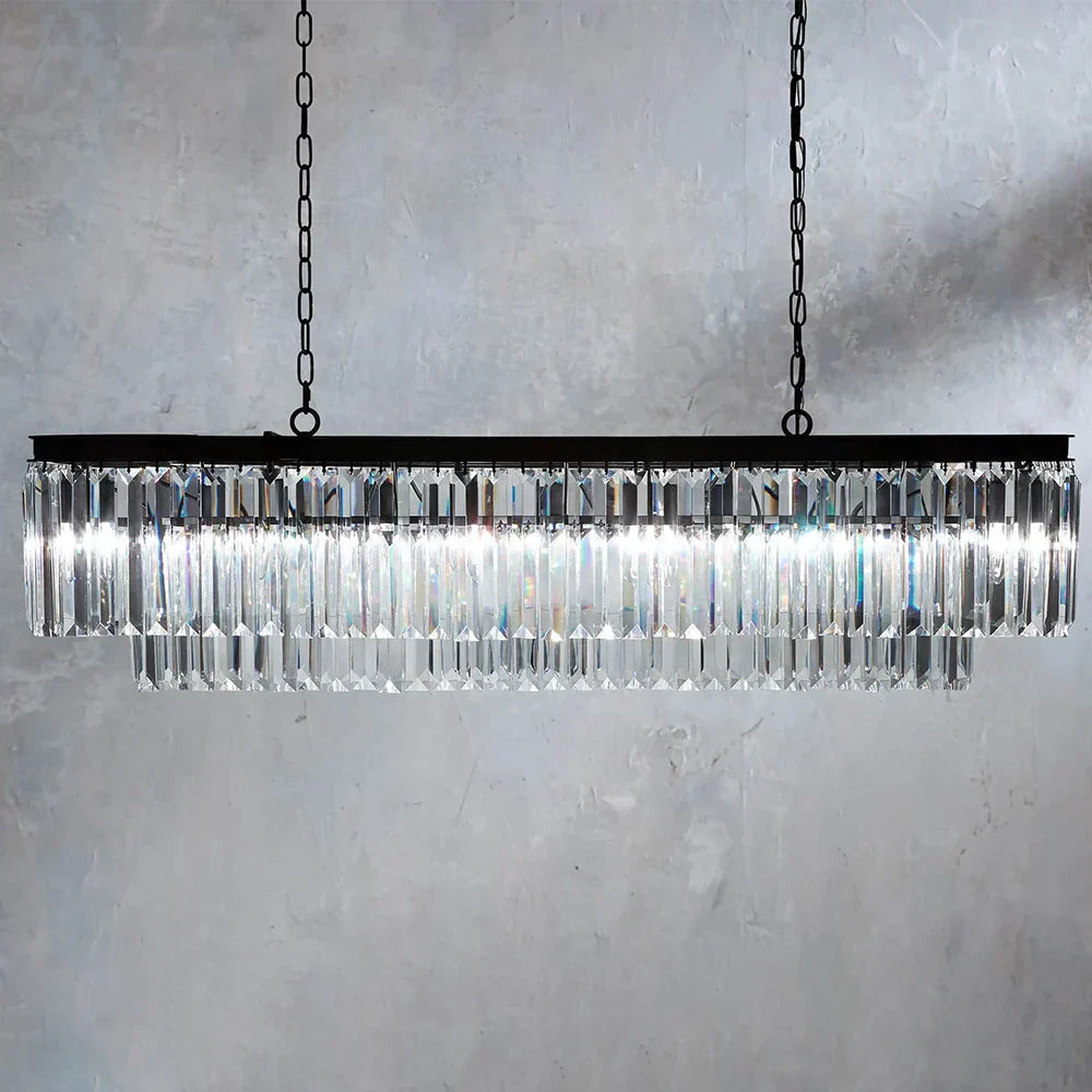 Leyland Tiered Rectangular Chandelier