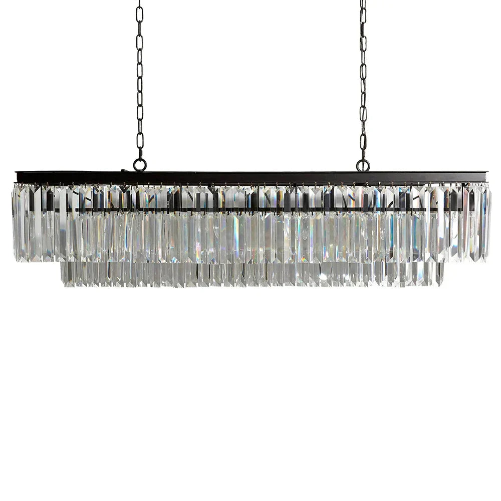 Leyland Tiered Rectangular Chandelier