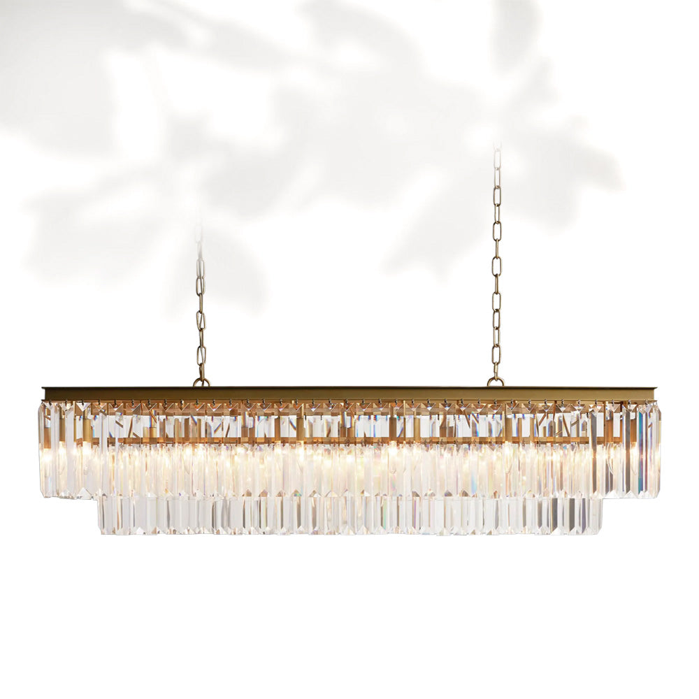 Leyland Tiered Rectangular Chandelier