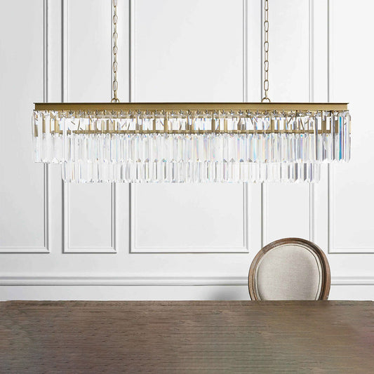 Leyland Tiered Rectangular Chandelier