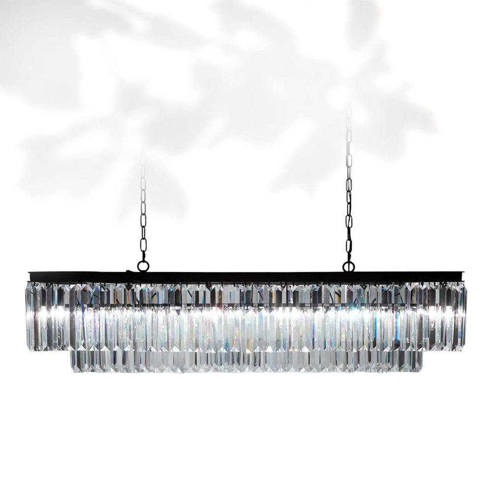 Leyland Tiered Rectangular Chandelier