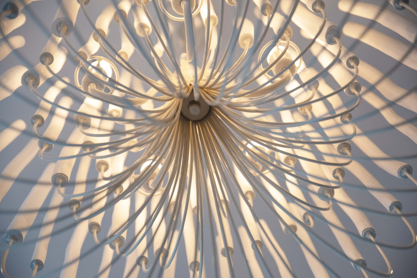 5/6-Light Modern Branch Modeling Chandelier in White or Black for Stylish Interiors