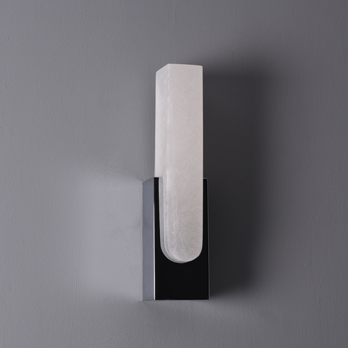 Nimbus Alabaster Brass Wall Sconce