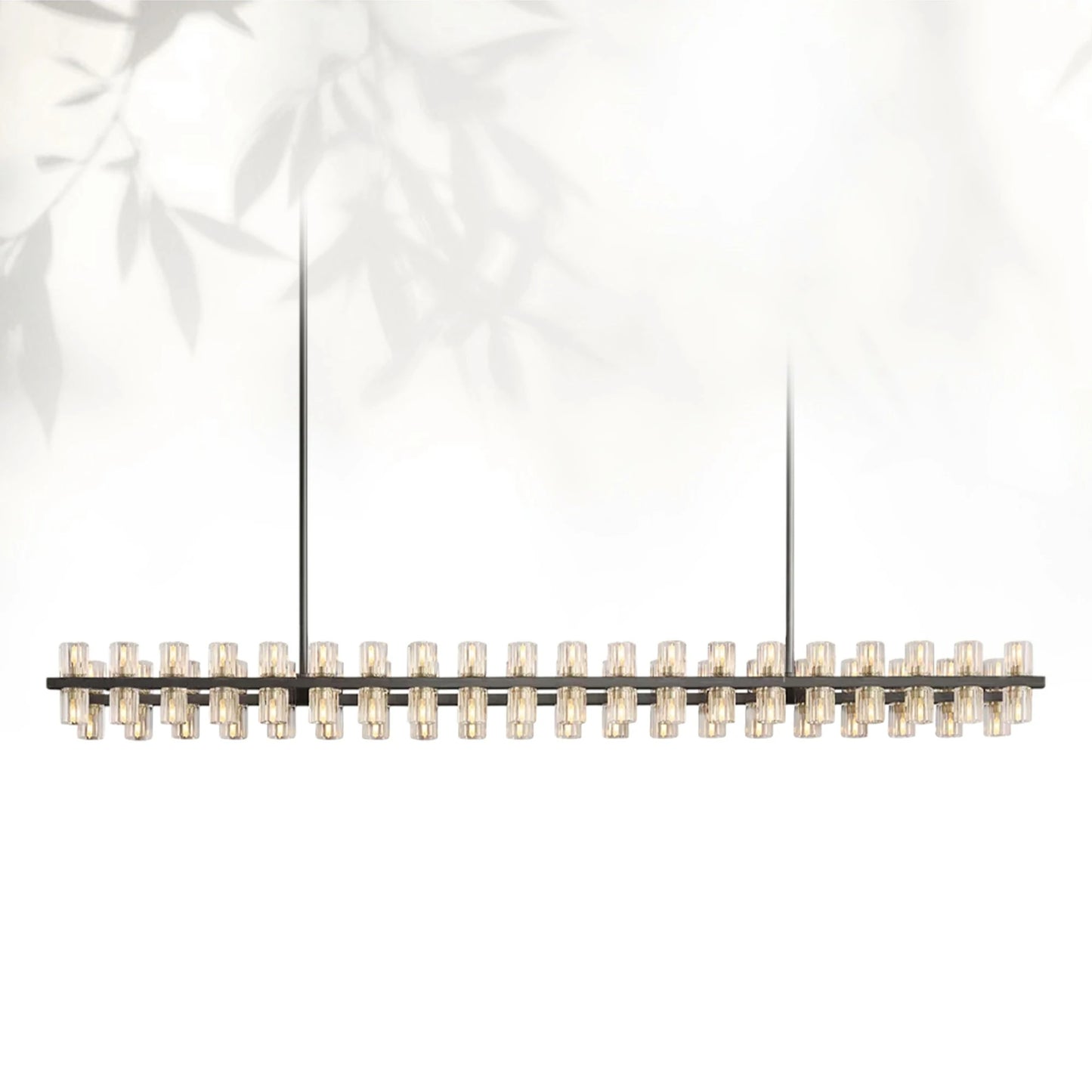 Arcachen Crystal Rectangular Chandelier 54'' 72"