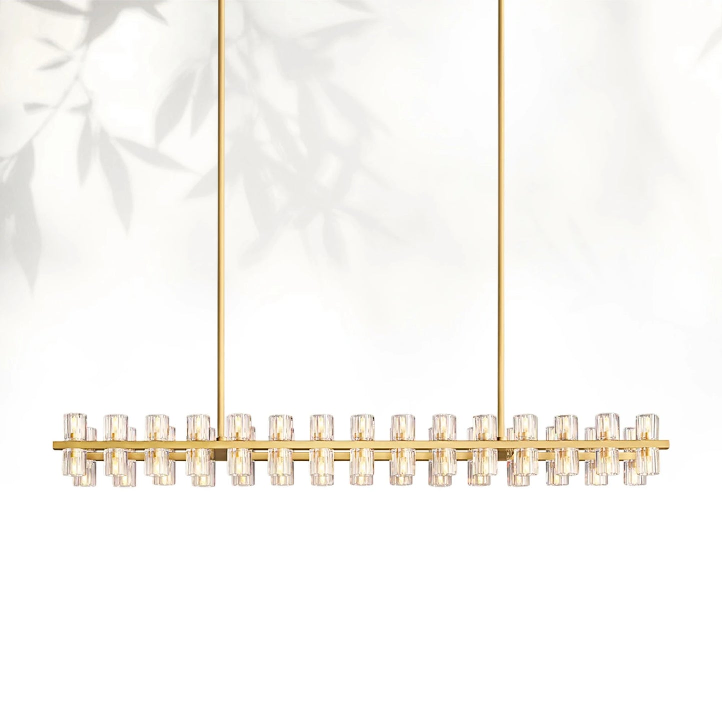 Arcachen Crystal Rectangular Chandelier 54'' 72"