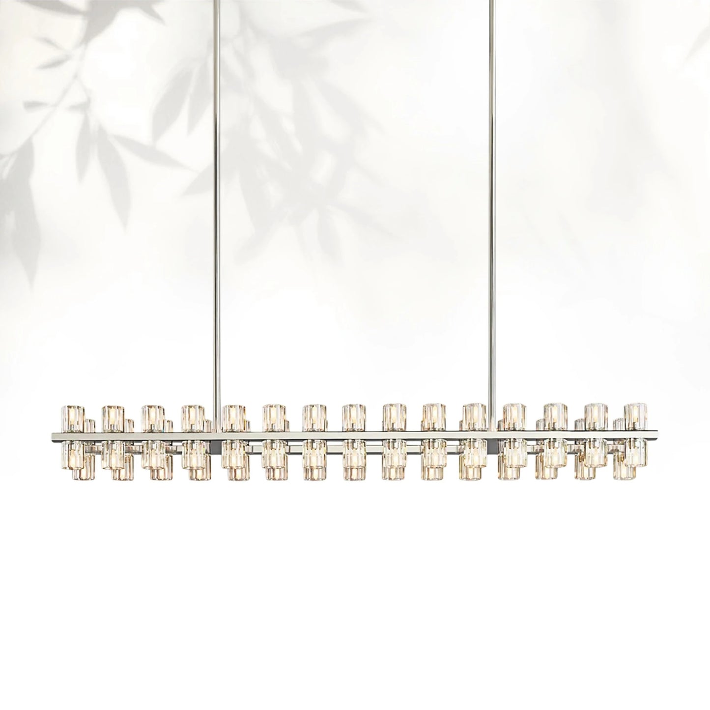 Arcachen Crystal Rectangular Chandelier 54'' 72"