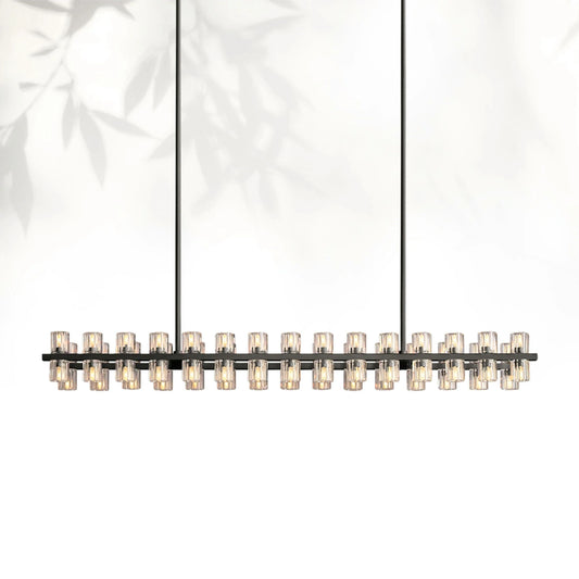 Arcachen Crystal Rectangular Chandelier 54'' 72"