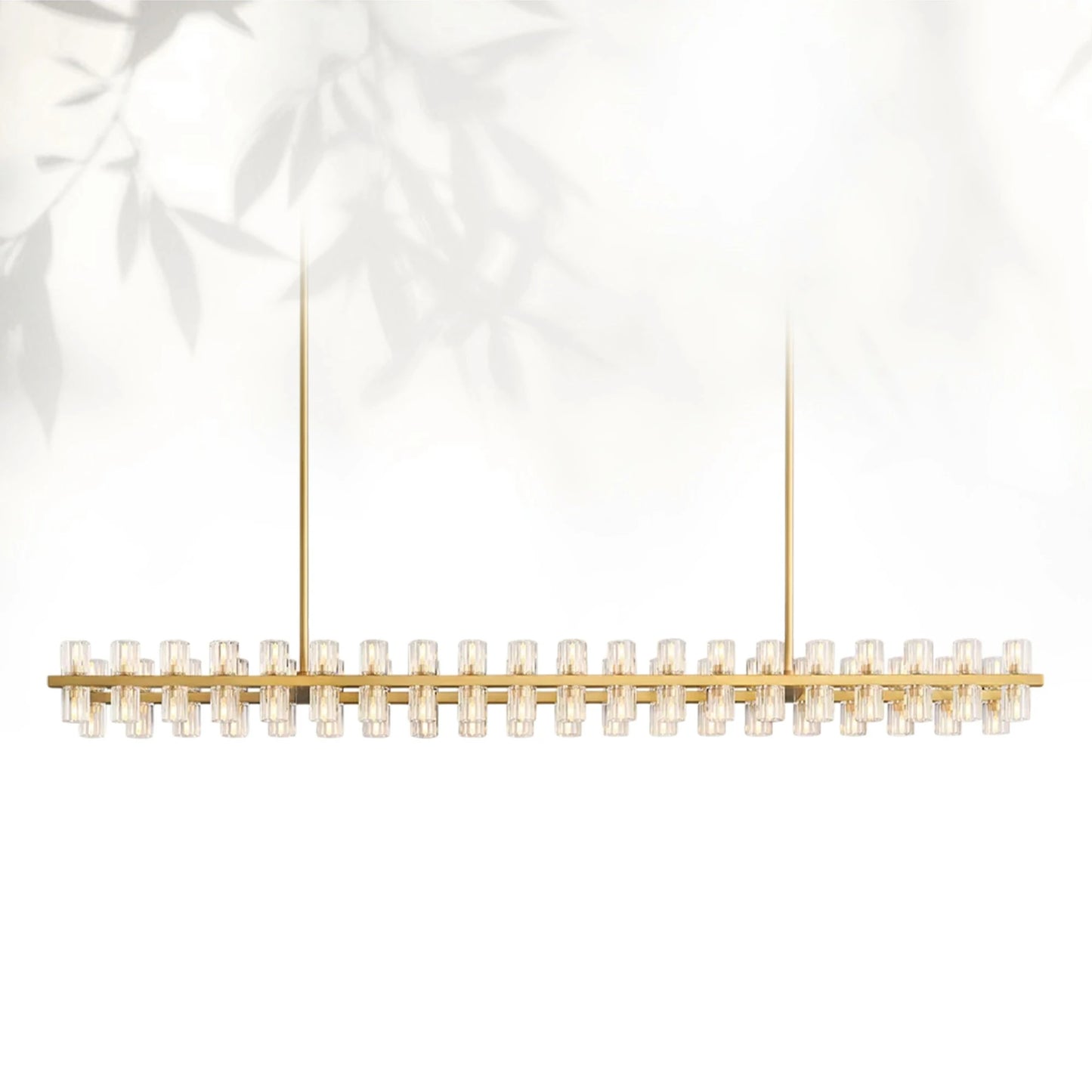 Arcachen Crystal Rectangular Chandelier 54'' 72"