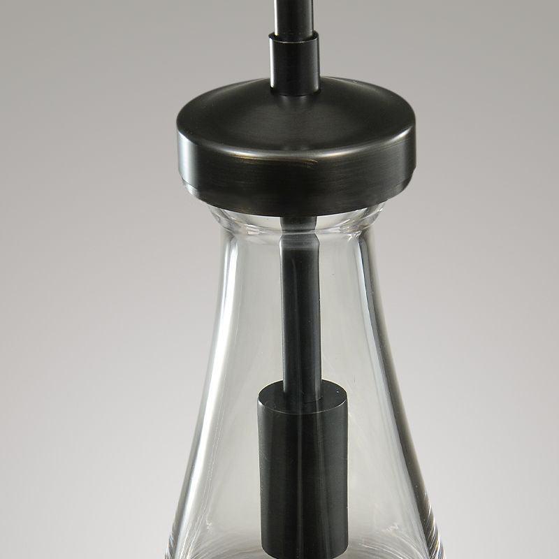 Soltaire Raindrop Round Chandelier 3-Light 8"