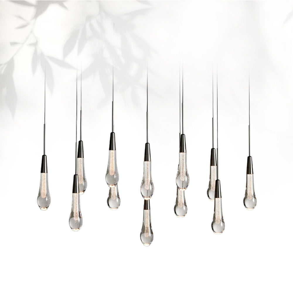 Soltaire 37" Linear Chandelier