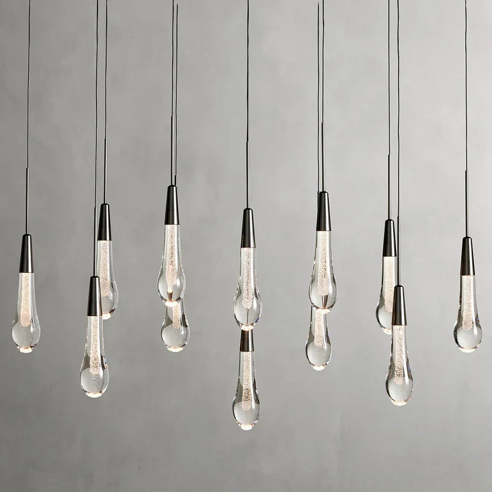 Soltaire 37" Linear Chandelier