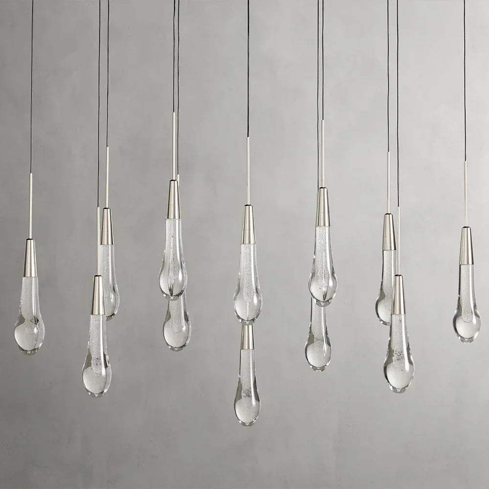 Soltaire 37" Linear Chandelier