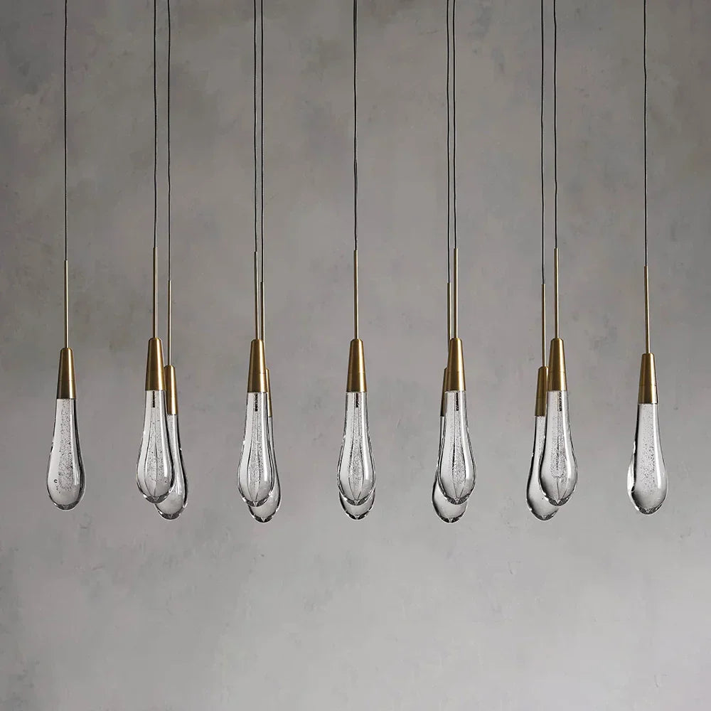 Soltaire 37" Linear Chandelier