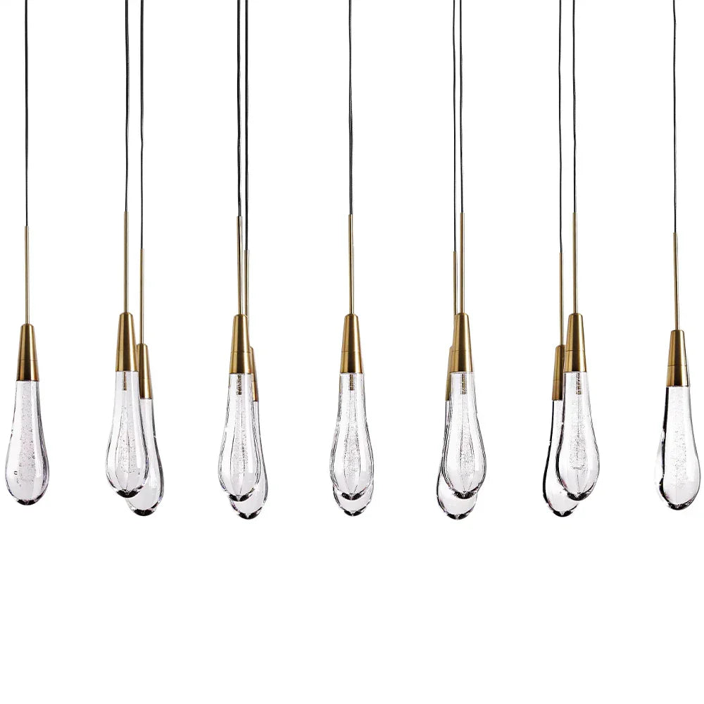 Soltaire 37" Linear Chandelier