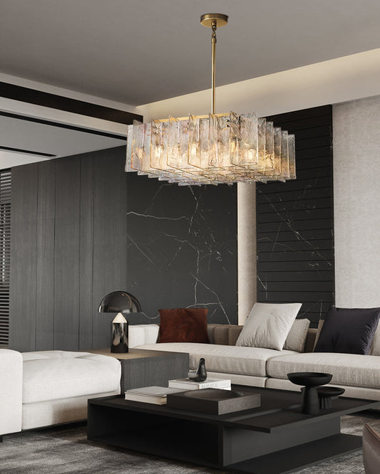 Lattico Square Chandelier 37"