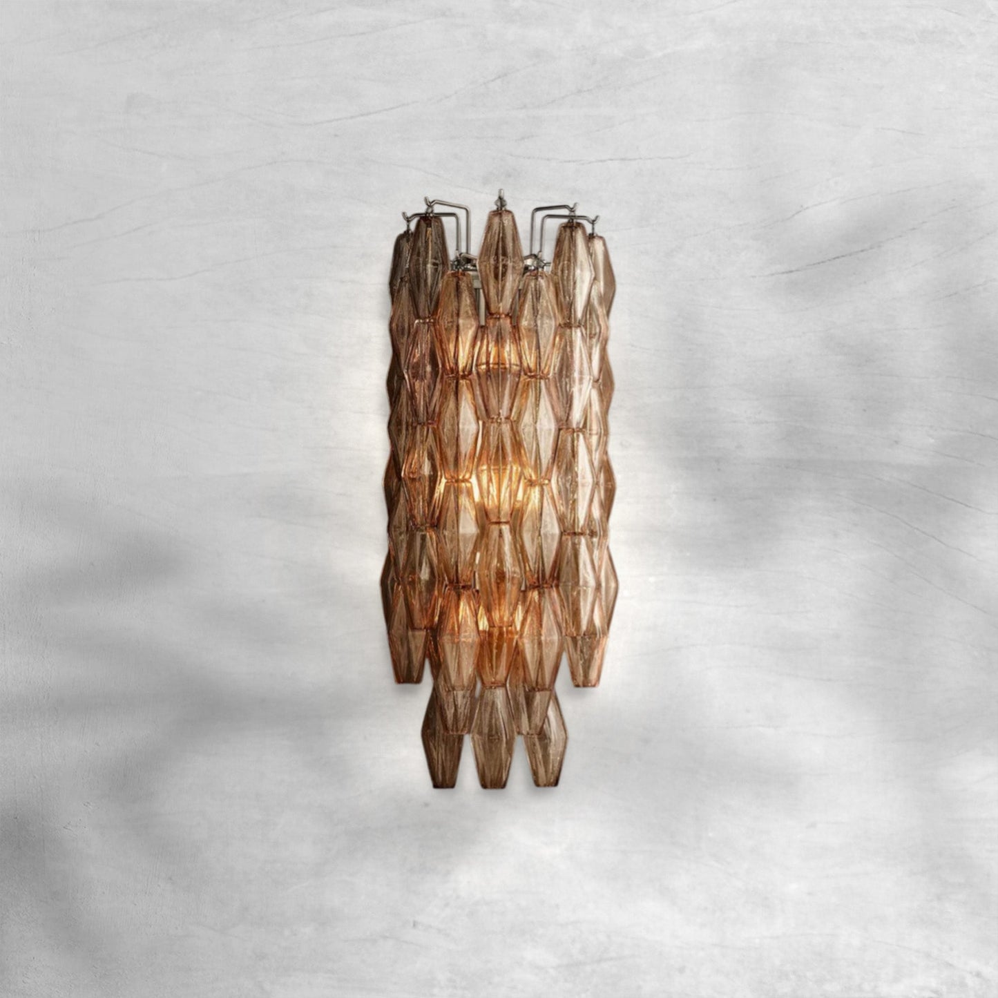 Cyra Glass Short Wall Sconce