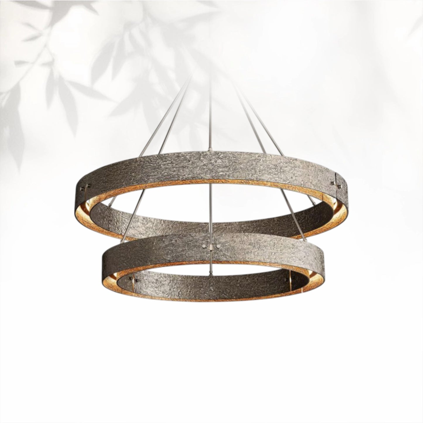 Vouvrey 2-Tier Round Living Room Chandelier