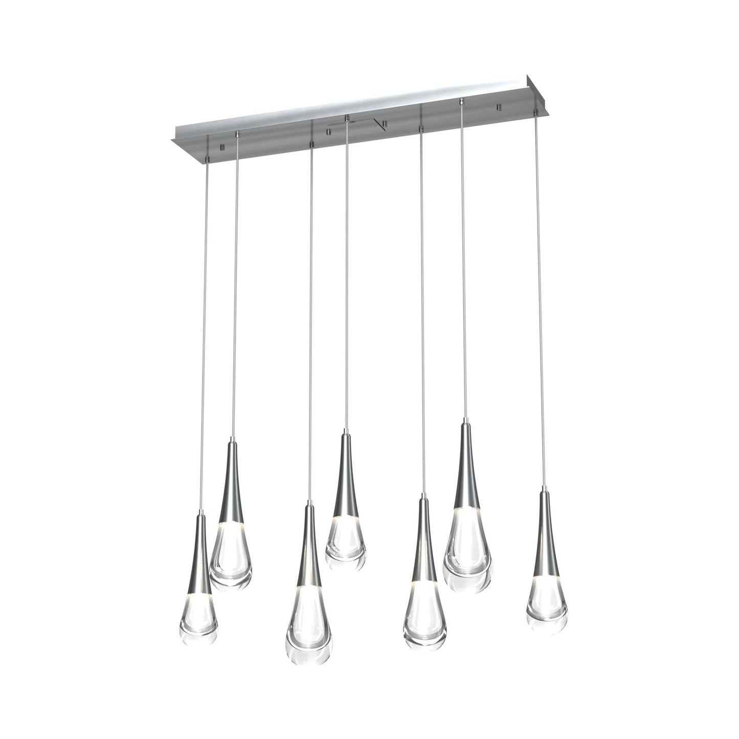 Soltaire Raindrop Rectangle LED Chandelier