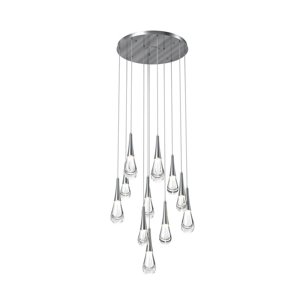 Soltaire Raindrop Round LED Chandelier