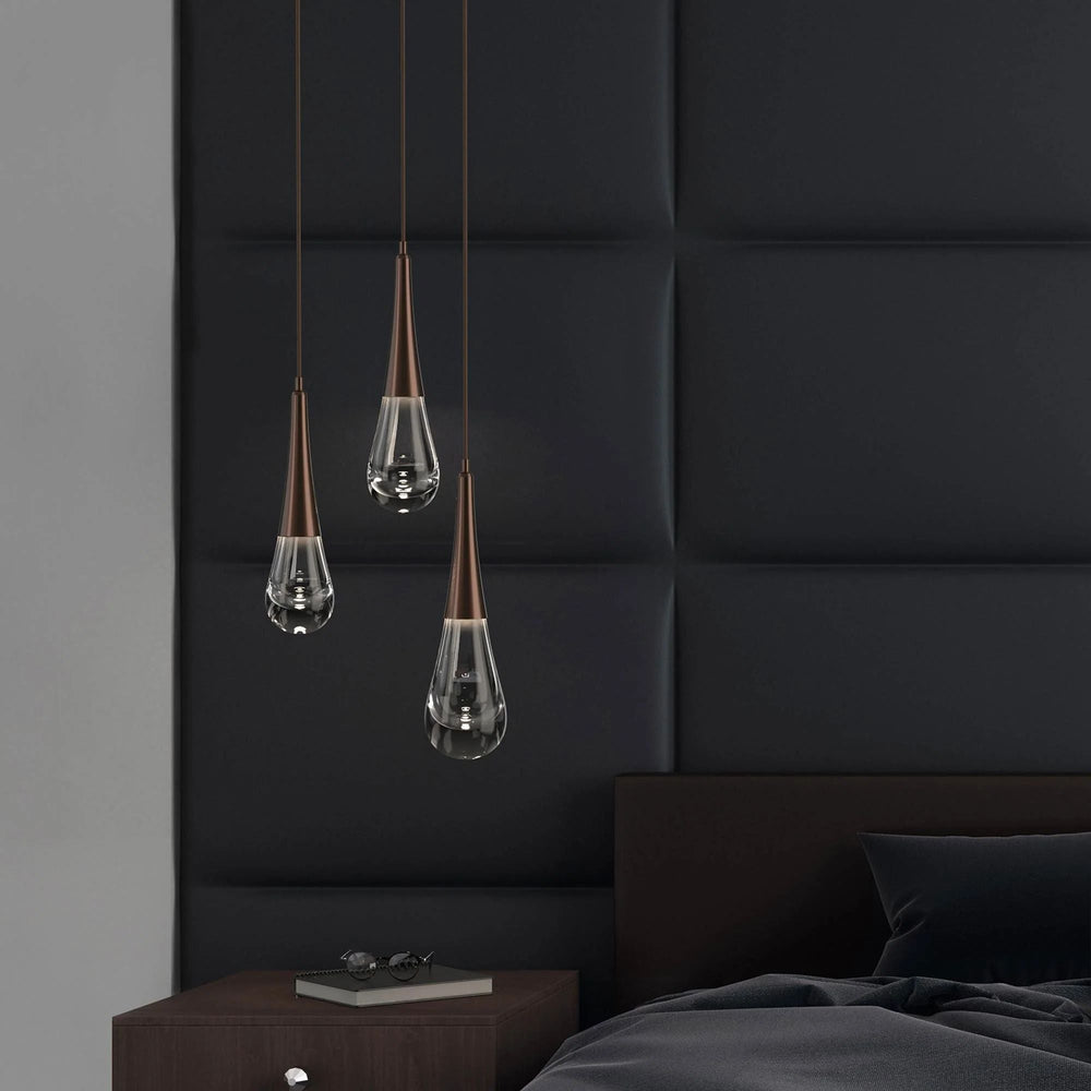 Soltaire Raindrop Round LED Chandelier