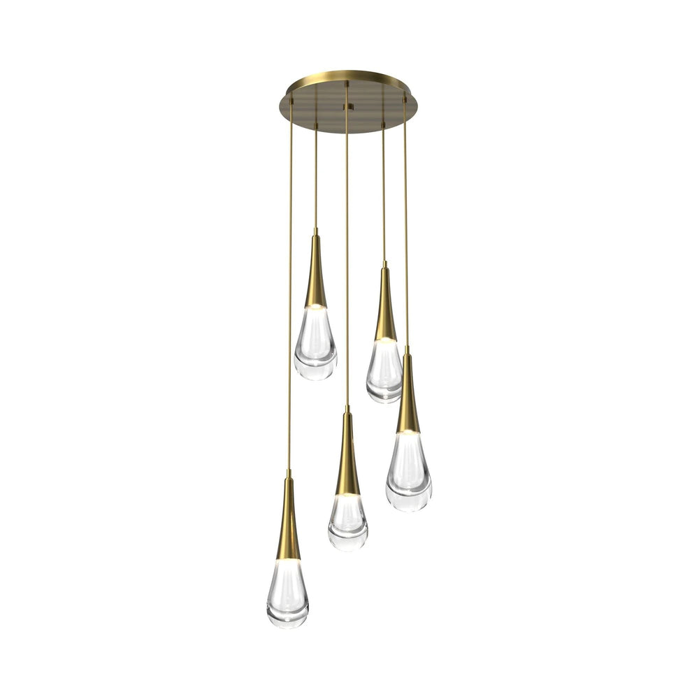 Soltaire Raindrop Round LED Chandelier