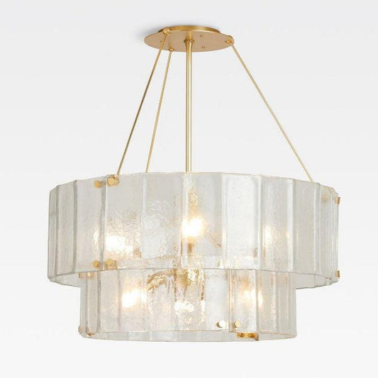 Womter 2 Tier Crystal Chandelier
