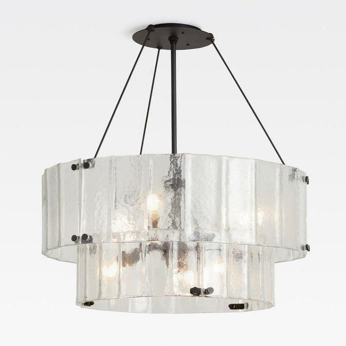 Womter 2 Tier Crystal Chandelier
