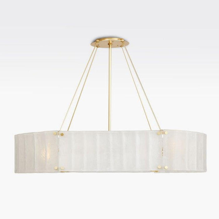 Womter Oval Crystal Chandelier 48"
