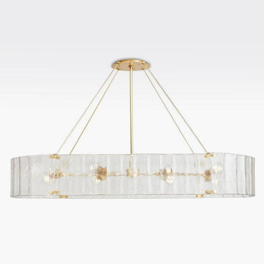 Womter Oval Crystal Chandelier 60"
