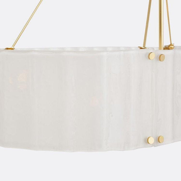 Womter Oval Crystal Chandelier 60"