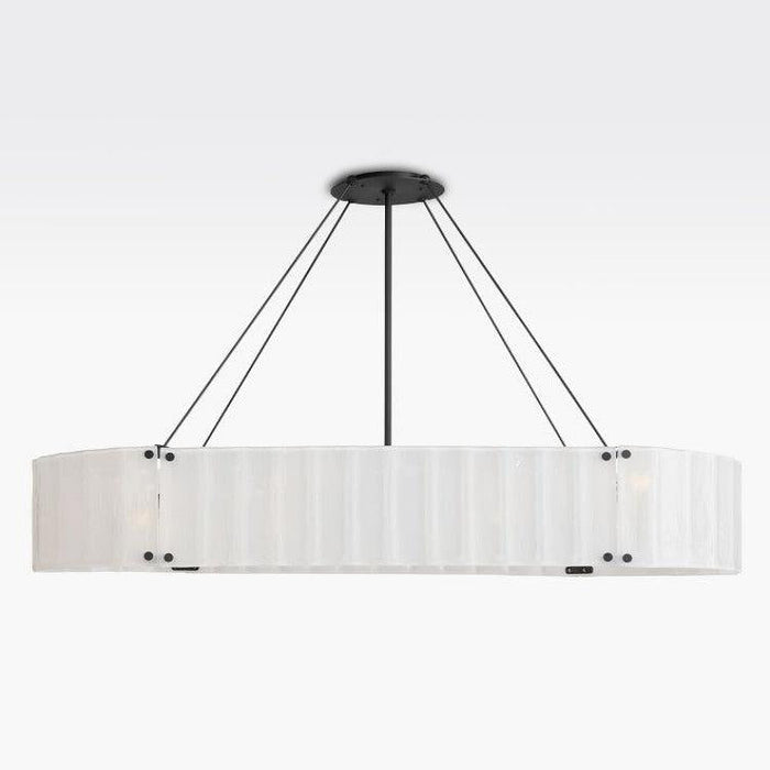 Womter Oval Crystal Chandelier 60"