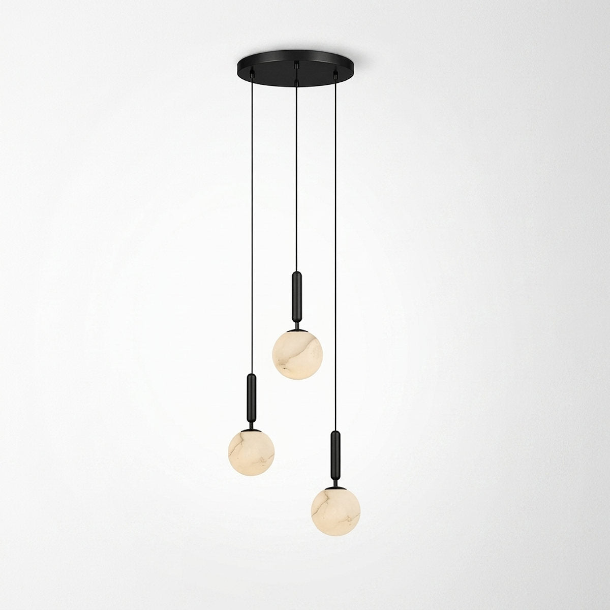 Alabaster Globe Pendant Light Collection for Dining Room & Living Room