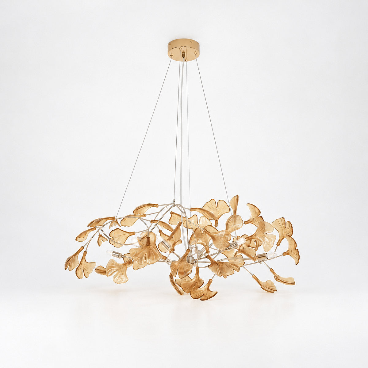 Tricolordeer Botanical Linear Multi-Light Chandelier