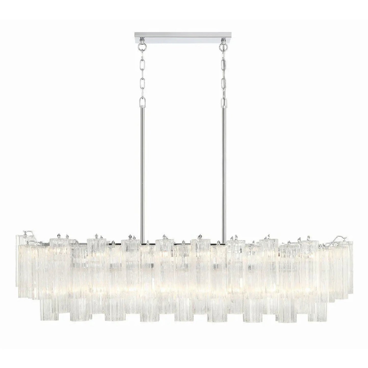 Addis 51'' Modern Linear Chandelier for Dining Room
