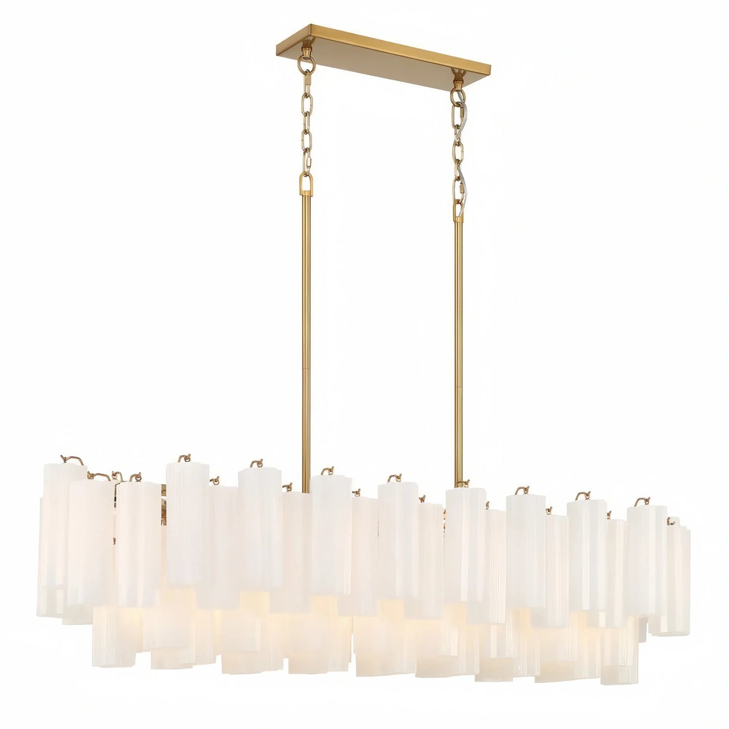 Addis 51'' Modern Linear Chandelier for Dining Room