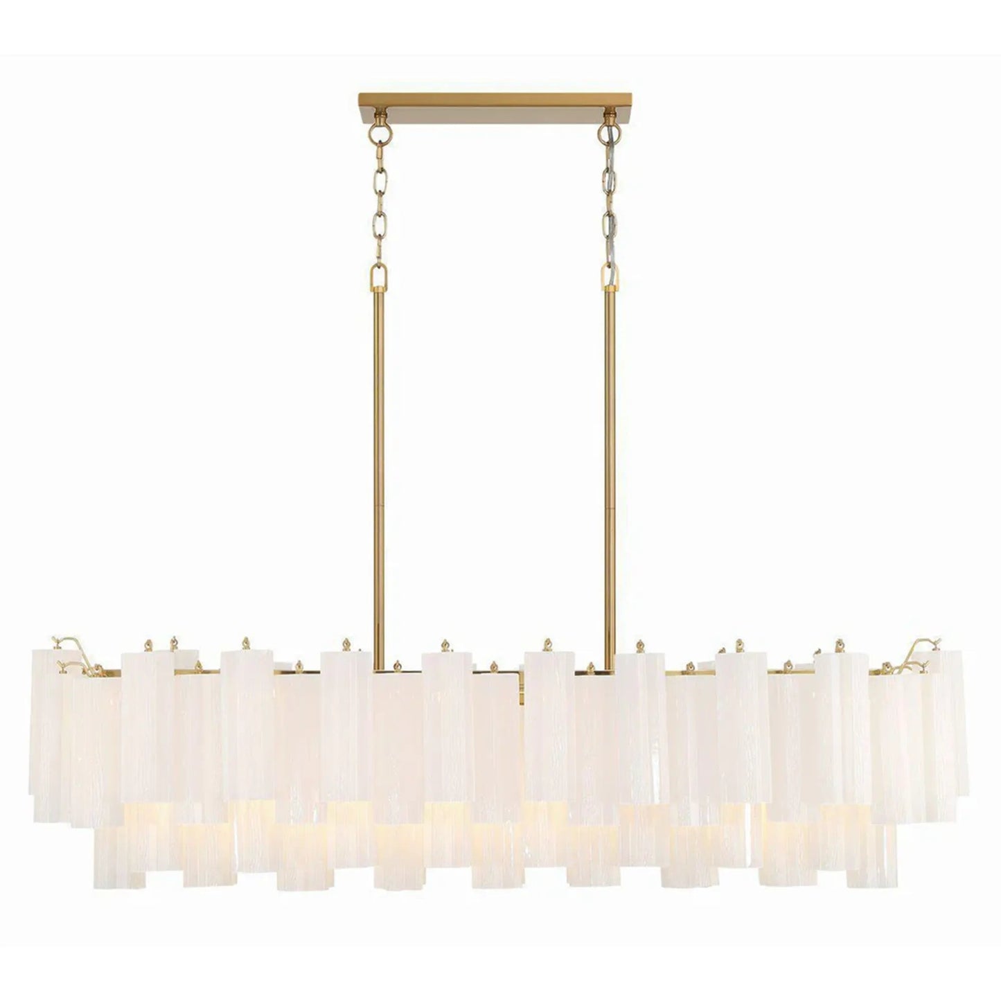 Addis 51'' Modern Linear Chandelier for Dining Room
