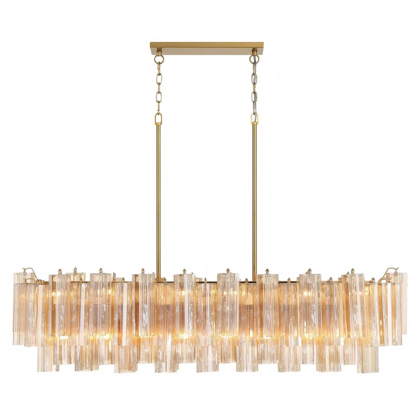 Addis 51'' Modern Linear Chandelier for Dining Room