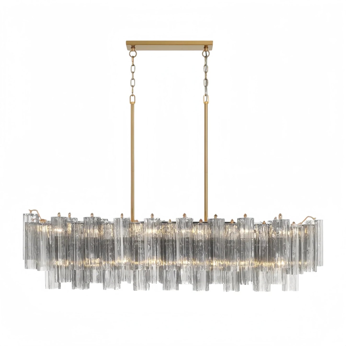 Addis 51'' Modern Linear Chandelier for Dining Room