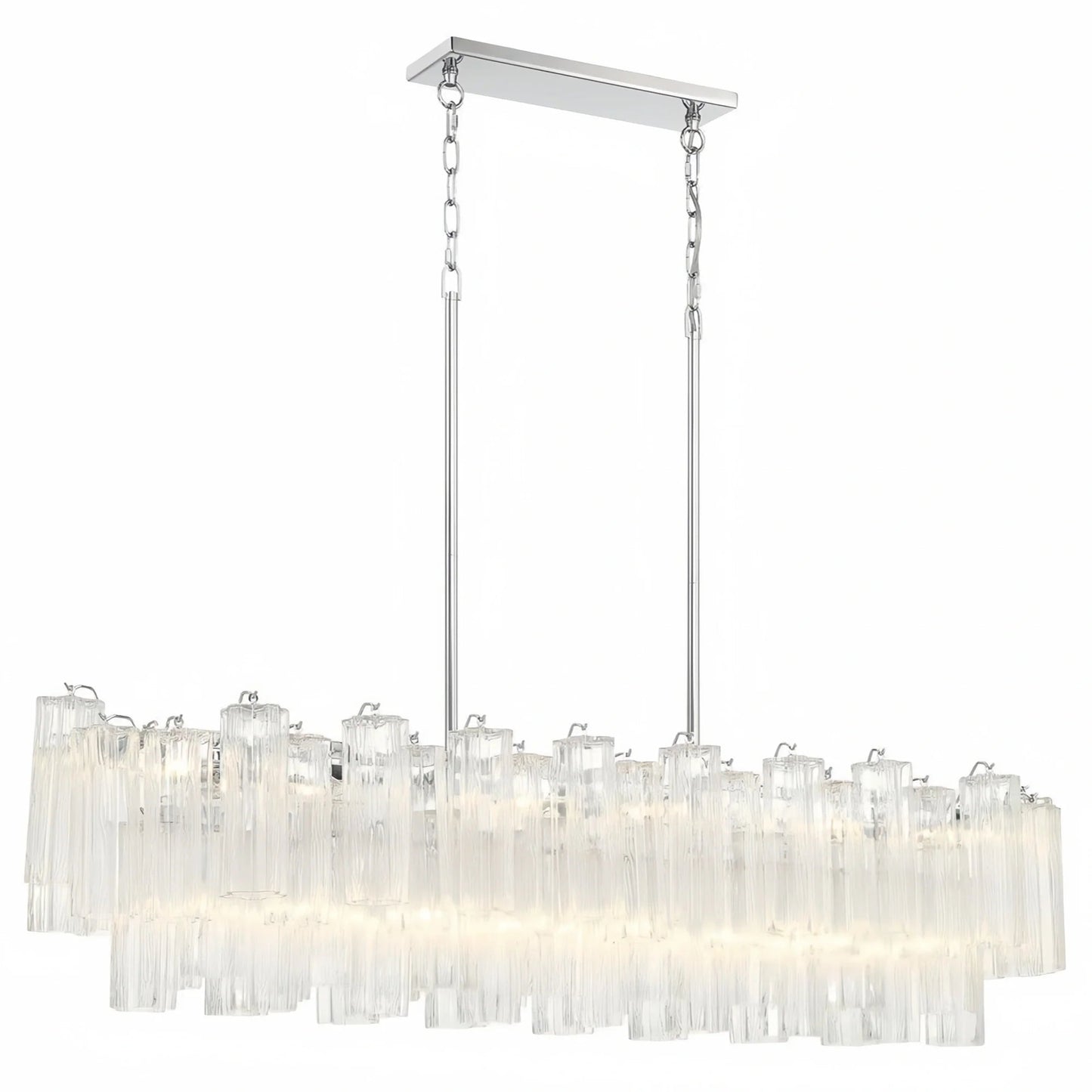 Addis 51'' Modern Linear Chandelier for Dining Room