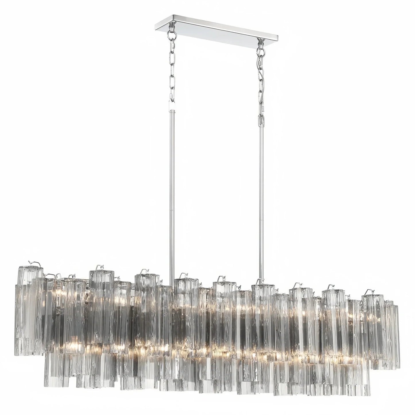 Addis 51'' Modern Linear Chandelier for Dining Room