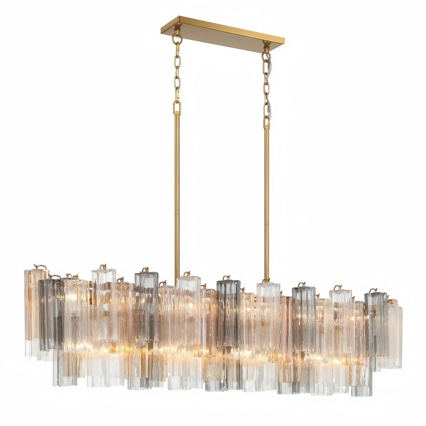 Addis 51'' Modern Linear Chandelier for Dining Room