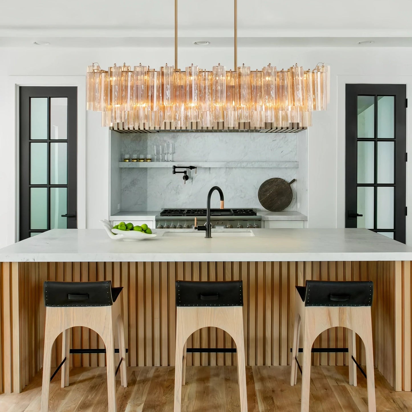 Addis 51'' Modern Linear Chandelier for Dining Room