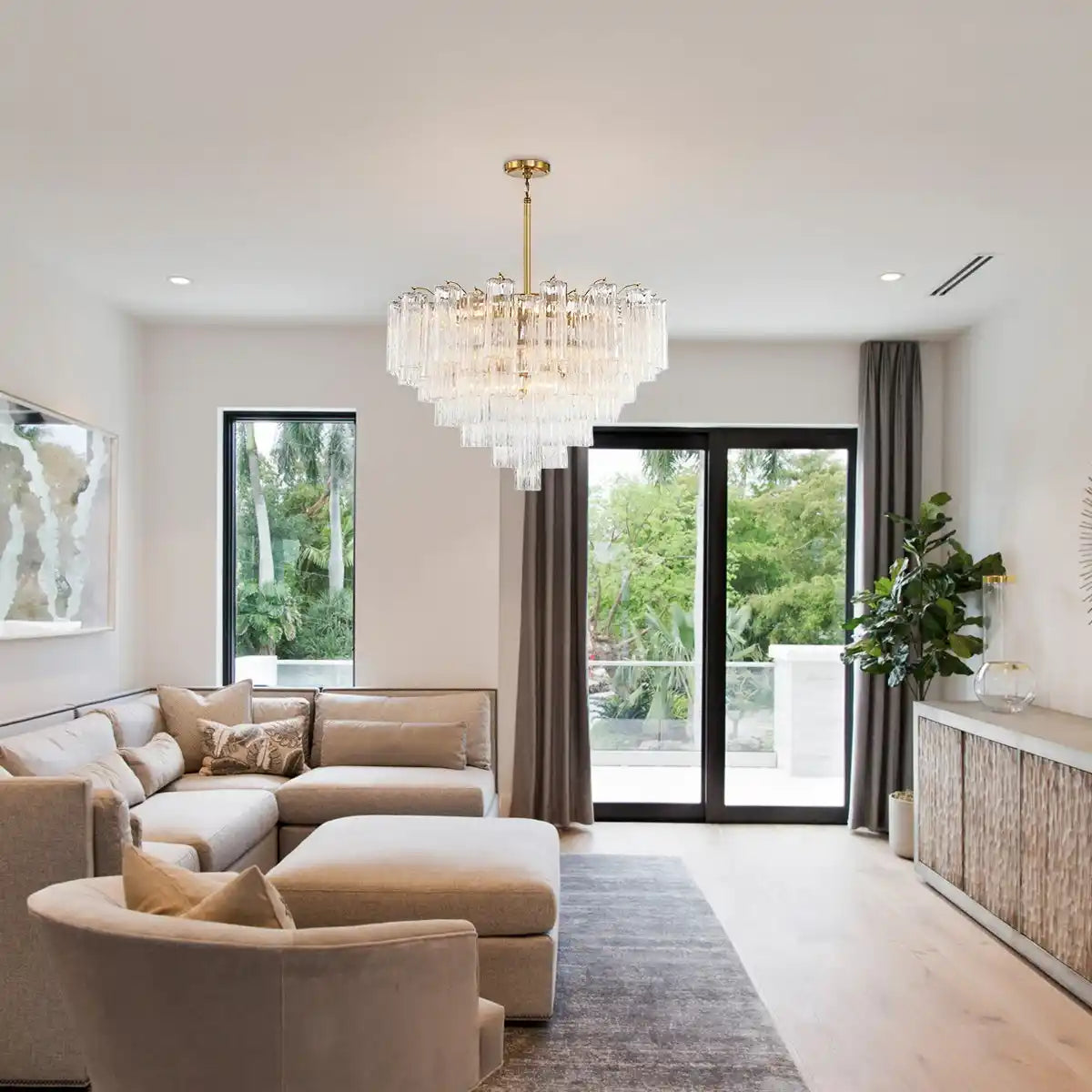 Addis Chandelier 17.8" 19.8" 22" 26.8" 32''D