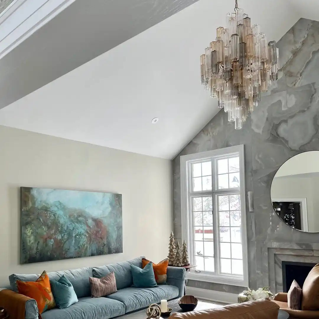 Addis Diamond Chandelier 49''H
