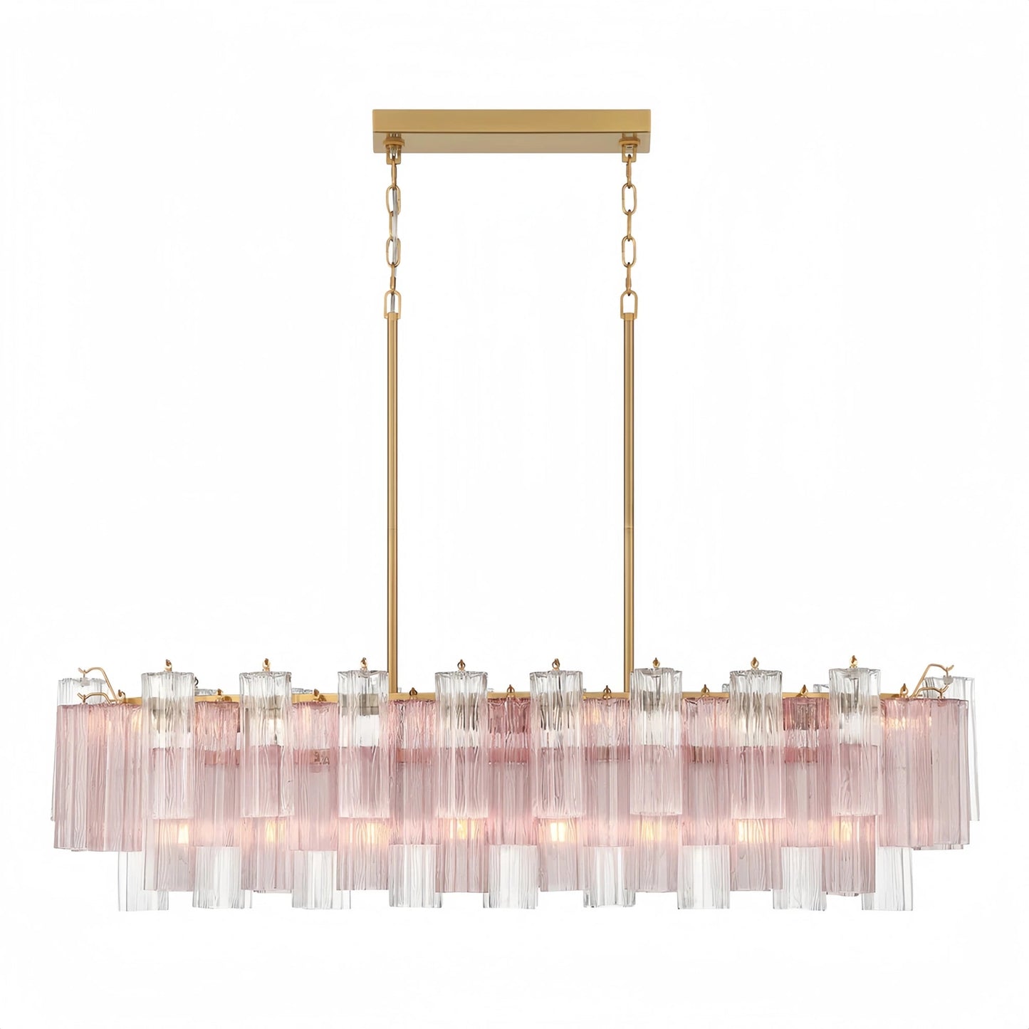 Addis 51'' Modern Linear Chandelier for Dining Room